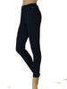 LEGGINS BASICO DONNA RAGAZZA VISCOSA ELASTICO IN VITA MARCA FUORICLASSE ART.2F6636