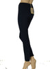 LEGGINS BASICO DONNA RAGAZZA VISCOSA ELASTICO IN VITA MARCA FUORICLASSE ART.2F6636