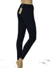 LEGGINS BASICO DONNA RAGAZZA VISCOSA ELASTICO IN VITA MARCA FUORICLASSE ART.2F6636