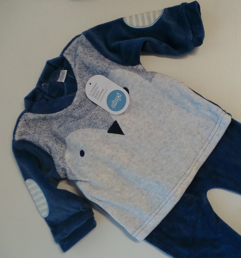 COMPLETO NEONATO BABY MAGLIA AUTOMATICI PANTALONI MARCA ELLEPI ART.CO4851