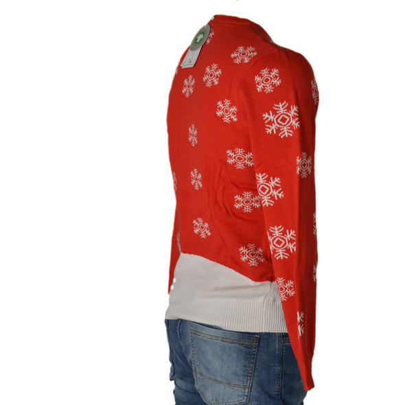 MAGLIONE UOMO DONNA GIROCOLLO NATALE RENNA BABBO NATALE MARCA JULE ART.ORG5