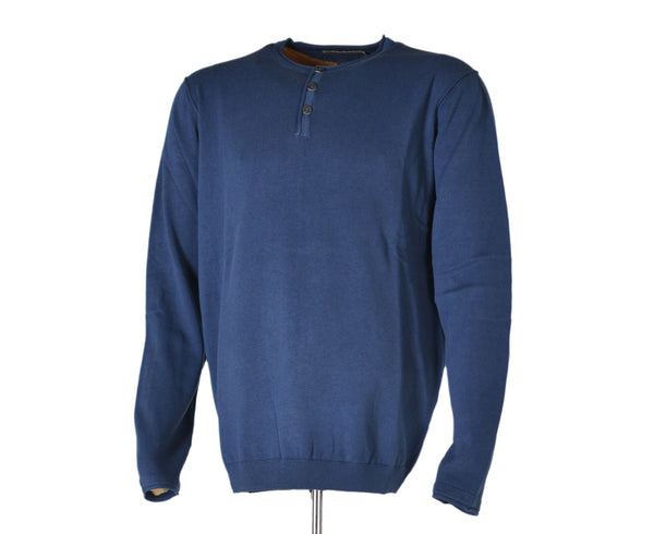 MAGLIONE GIROCOLLO COTONE BOTTONI MARCA FRABO ART.MU5103