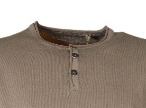 MAGLIONE GIROCOLLO COTONE BOTTONI MARCA FRABO ART.MU5103