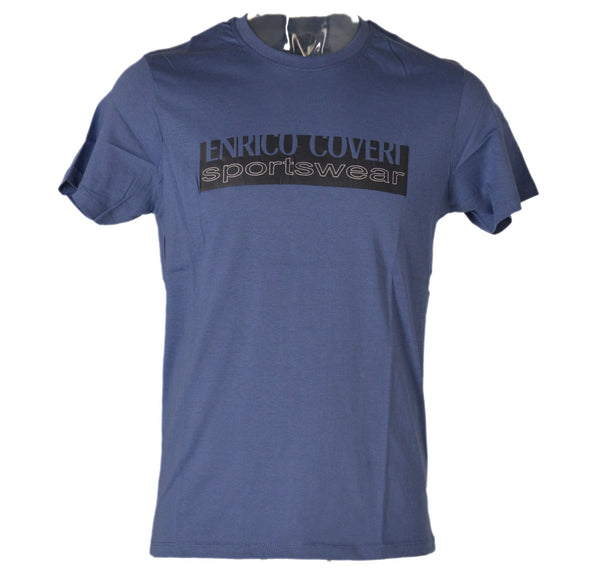 T-SHIRT UOMO COTONE MEZZA MANICA GIROCOLLO STAMPA MARCA FRABO ART.EC0063