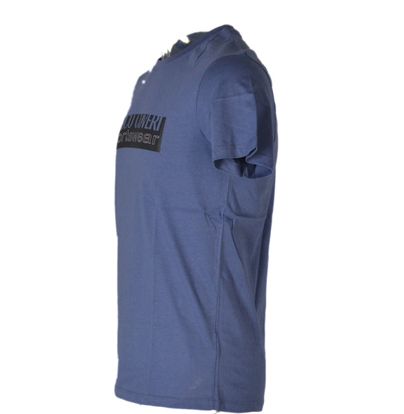 T-SHIRT UOMO COTONE MEZZA MANICA GIROCOLLO STAMPA MARCA FRABO ART.EC0063