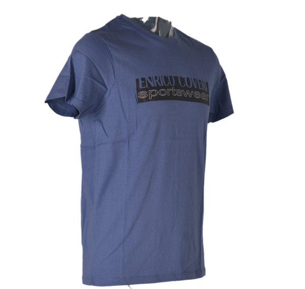 T-SHIRT UOMO COTONE MEZZA MANICA GIROCOLLO STAMPA MARCA FRABO ART.EC0063