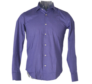 CAMICIA UOMO COTONE MANICA LUNGA SLIM FIT LAVORATA MARCA SPORTING MARE ART.ALFIO