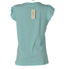 T-SHIRT DONNA COTONE ALETTA GIROCOLLO STAMPA MARCA FRABO ART.WJ0718
