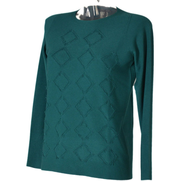 MAGLIONE DONNA VISCOSA MANICA LUNGA GIROCOLLO MAGLIFICIO DI NIBIONNO ART.S715415