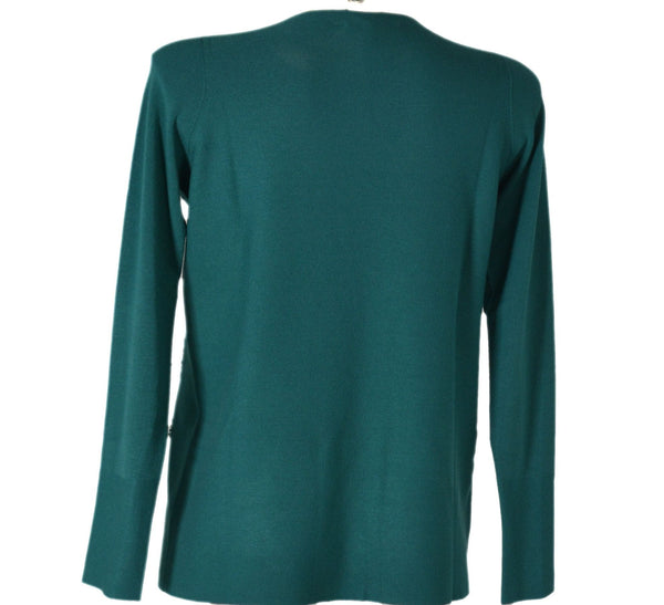MAGLIONE DONNA VISCOSA MANICA LUNGA GIROCOLLO MAGLIFICIO DI NIBIONNO ART.S715415