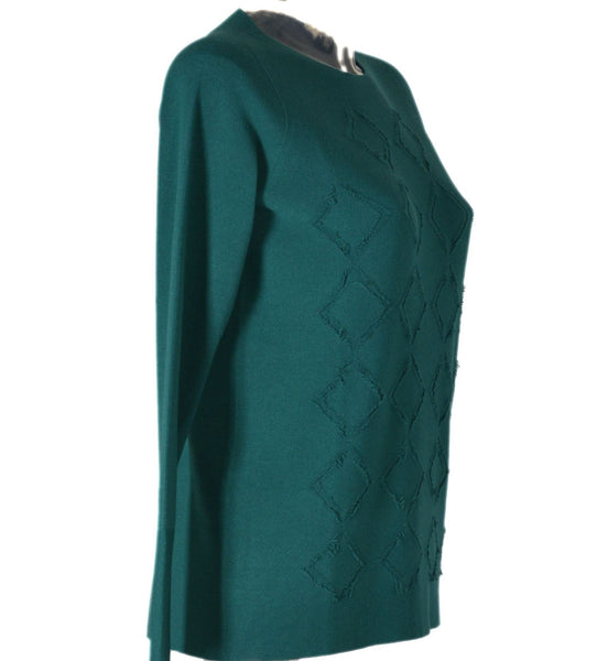 MAGLIONE DONNA VISCOSA MANICA LUNGA GIROCOLLO MAGLIFICIO DI NIBIONNO ART.S715415