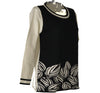 MAGLIONE DONNA GIROCOLLO RIGHE FANTASIA MARCA DONNA AMICA ART.8115