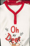 PIGIAMA BAMBINA TERMO COTONE NATALE CHRISTMAS NOTTINGHAM ART.39704B