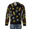 MAGLIONE UOMO DONNA GIROCOLLO NATALE BABBO NATALE BIRRA MARCA JULE ART.LED6