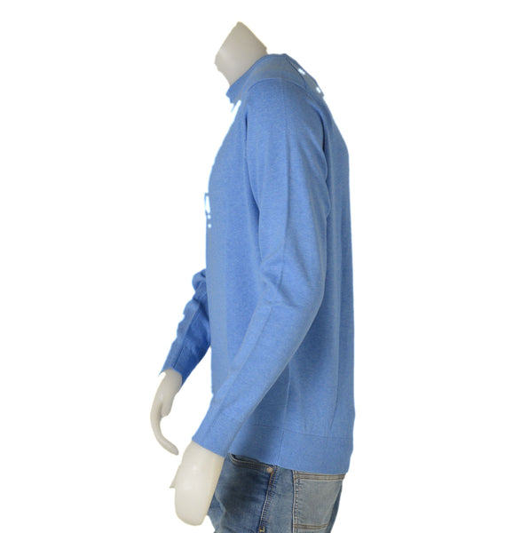 MAGLIONE UOMO COTONE GIROCOLLO POLSINIFASCIA MARCA BUGATTI ART.7400-35510