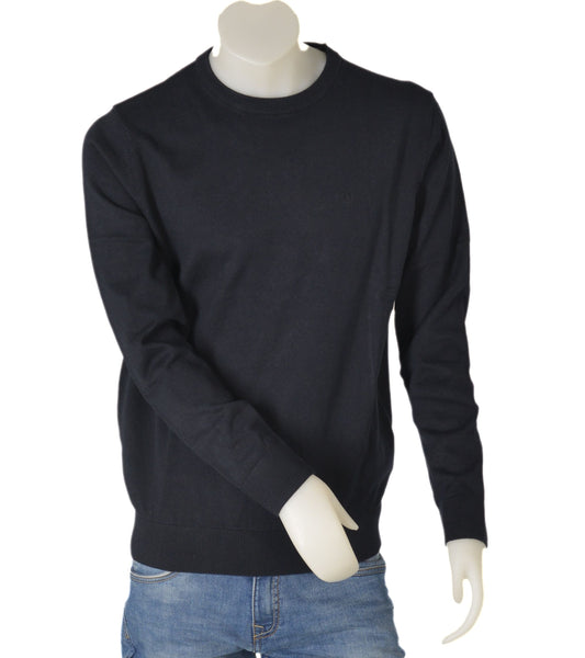 MAGLIONE UOMO COTONE GIROCOLLO POLSINIFASCIA MARCA BUGATTI ART.7400-35510