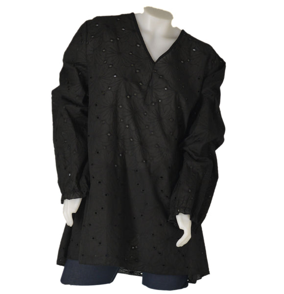 CASACCA DONNA CONFORMATA COTONE SCOLLO MANICA LUNGA MACRAME' MARCA DOLCEMENTE ART. 6030B