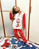PIGIAMA BAMBINA TERMO COTONE NATALE CHRISTMAS NOTTINGHAM ART.39704B