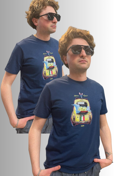 T-SHIRT UOMO COTONE 100%  CLOUSE UP PARICOLLO MANICA CORTA STAMPA ART. CLT287