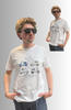T-SHIRT UMO COVERI PARICOLLO MANICA CORTA  COTONE STAMPA ART. TJ4451