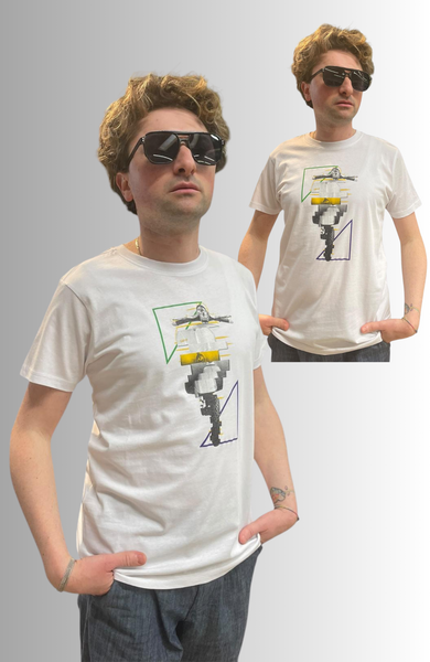 T-SHIRT UOMO COTONE MANICA CORTA STAMPA FRONTALE CLOSE-UP ART. CLT280