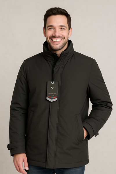 GIUBBOTTO UOMO ZIP TASCHE CAPPUCCIO MARCA SEA BARRIER ART.ABSOLUT