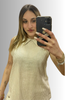 BLUSA SMANICATA DONNA SMANICATO LEGGERA SMANICATO ELEGANTE  LAURA BIAGIOTTI ART. P1311