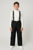 PANTALONE SCI UOMO ZIP AUTOMATICI BRETELLE IDROREPELLENTE IMPERMEABILE ANTIVENTO MARCA BRUGI ART.AG4KT48A4F