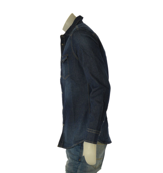 CAMICIA UOMO RAGAZZO JEANS TASCHE BOTTONI MARCA GAS ART. KANT09MDA7302