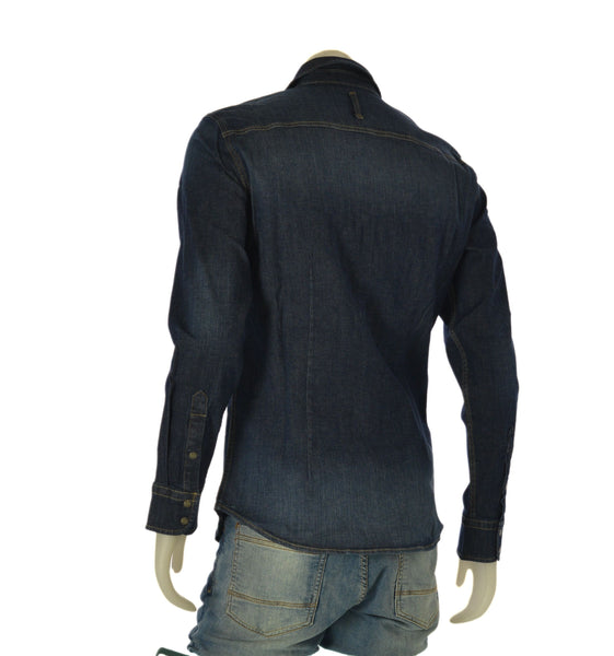 CAMICIA UOMO RAGAZZO JEANS TASCHE BOTTONI MARCA GAS ART. KANT09MDA7302