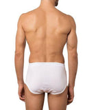 SLIP UOMO ALTO CON APERTURA VERTICALE ELASTICO ESTERNO PURO COTONE FRAGI ANTHONY