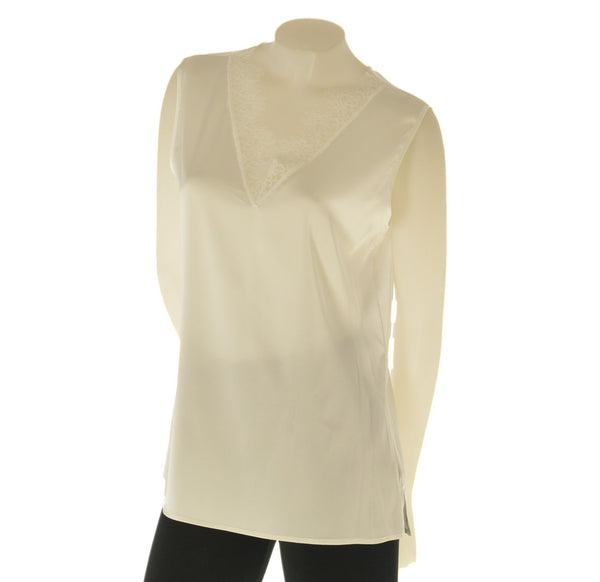 CANOTTA DONNA SCOLLO A V ELEGANTE PIZZO  LAURA BIAGIOTTI ART. LB25P1314