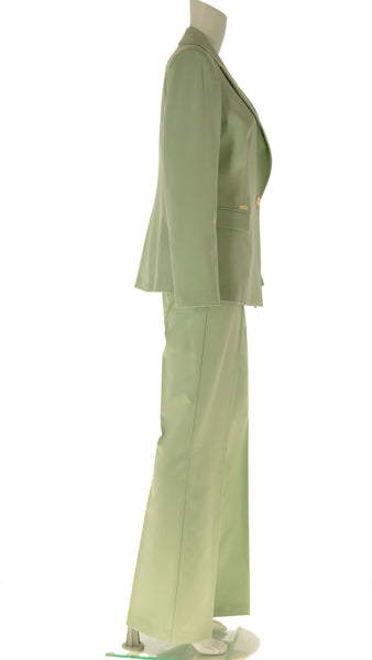 TAILLEUR DONNA  ELEGANTE PANTALONE A ZAMPA GIACCA CON TASCHE LAURA BIAGIOTTI ART. LB25P1210