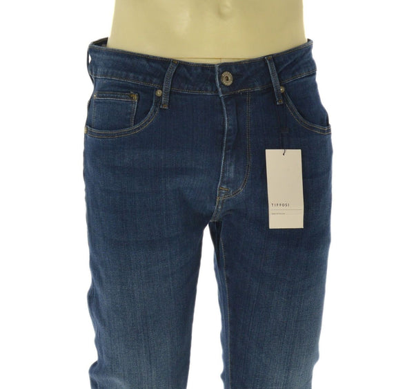JEANS UOMO  ELASTICIZZATO CINQUE TASCHE MISTO COTONE TIFFOSI ART. 10010960