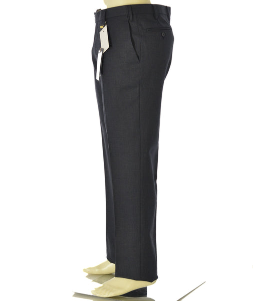 PANTALONI UOMO MISTO LANA ZIP BOTTONE GANCIO DR4 TASCHE MARCA A&P BIANCHI ART. 44 4 2803
