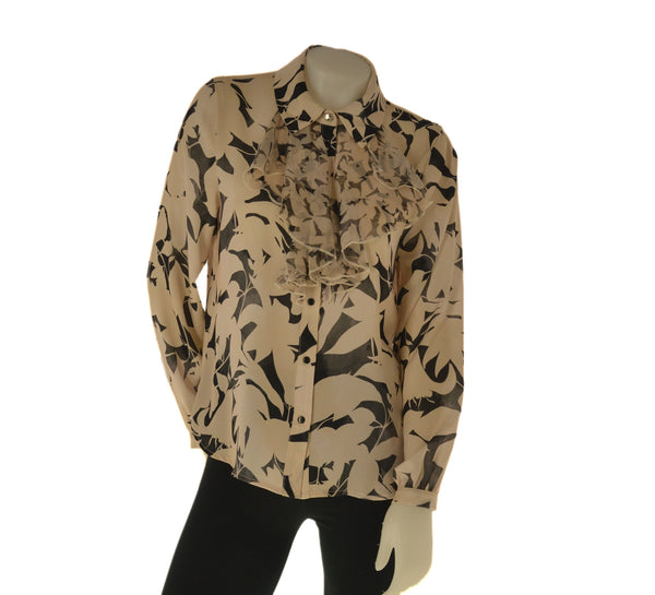 CAMICIA DONNA RAGAZZA  MANICA LUNGA FANTASIA ELEGANTE LAURA BIAGIOTTI ART. LB25P1508
