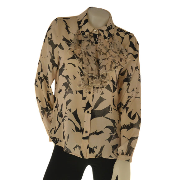 CAMICIA DONNA RAGAZZA  MANICA LUNGA FANTASIA ELEGANTE LAURA BIAGIOTTI ART. LB25P1508