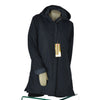 GIACCA DONNA CAPPUCCIO TASCHE ZIP LEGGERA ANTIVENTO IMBOTTITA VIRGINIA BLU ART. CHIARA