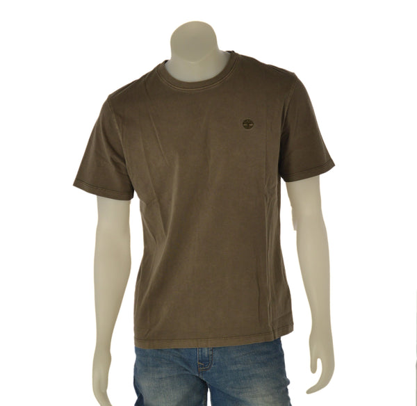 T-SHIRT UOMO COTONE PURO TRASPIRANTE LOGO MANICA CORTA  TIMBERLAND ART. TB0A5YAY