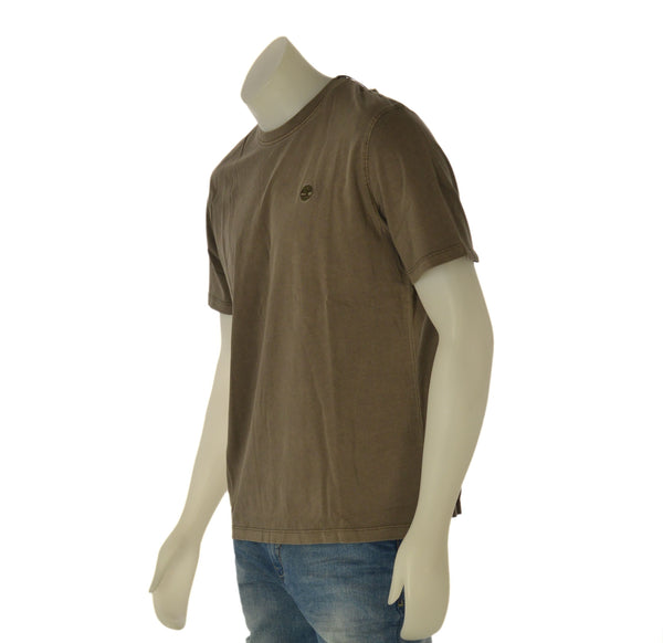 T-SHIRT UOMO COTONE PURO TRASPIRANTE LOGO MANICA CORTA  TIMBERLAND ART. TB0A5YAY