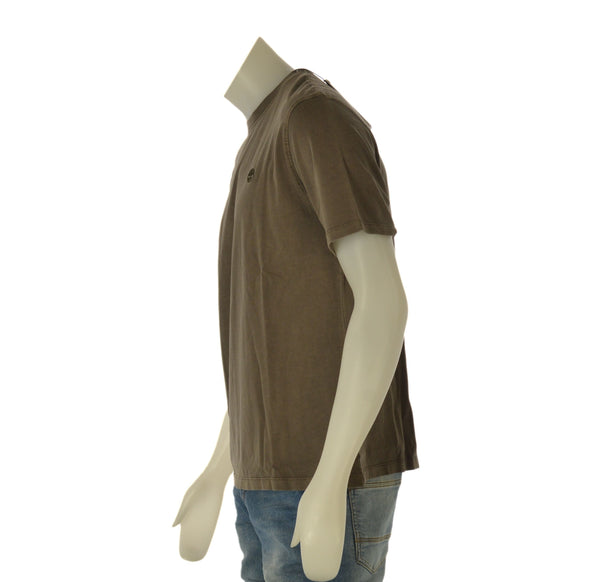 T-SHIRT UOMO COTONE PURO TRASPIRANTE LOGO MANICA CORTA  TIMBERLAND ART. TB0A5YAY
