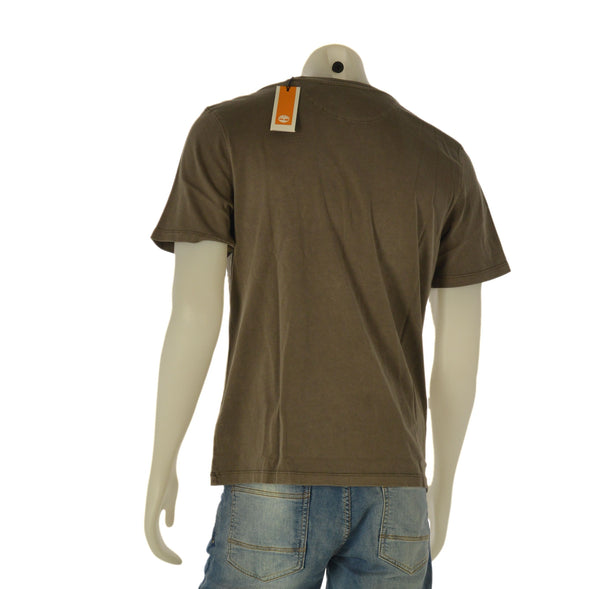 T-SHIRT UOMO COTONE PURO TRASPIRANTE LOGO MANICA CORTA  TIMBERLAND ART. TB0A5YAY