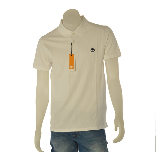 POLO UOMO  MISTO COTONE ELEGANTE MANICA CORTA LOGO TIMBERLAND ART. TB0A6EX4