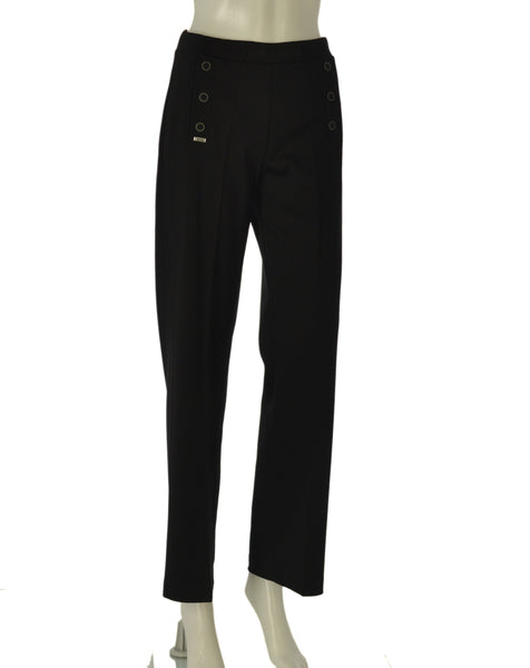 PANTALONE DONNA ELASTICO IN VITA PALAZZO ELEGANTE  EMANUELA COSTA ART. 35710-25