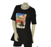 T-SHIRT DONNA COTONE PURO STAMPA MANICA CORTA  SOPHIA CURVY ART. 25069