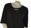 T-SHIRT DONNA SOPHIA MANICA CORTA COTONE PURO GIROCOLLO  CURVY ART. 25008