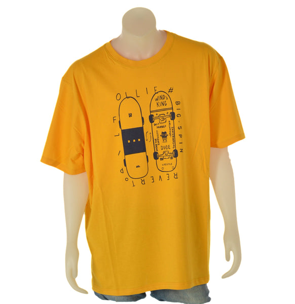 T-SHIRT UOMO TAGLIE FORT GIROCOLLO STAMPA COTONE PURO I MAXFORT ART. B38461