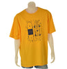 T-SHIRT UOMO TAGLIE FORT GIROCOLLO STAMPA COTONE PURO I MAXFORT ART. B38461