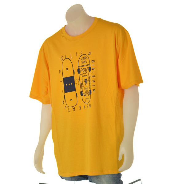 T-SHIRT UOMO TAGLIE FORT GIROCOLLO STAMPA COTONE PURO I MAXFORT ART. B38461