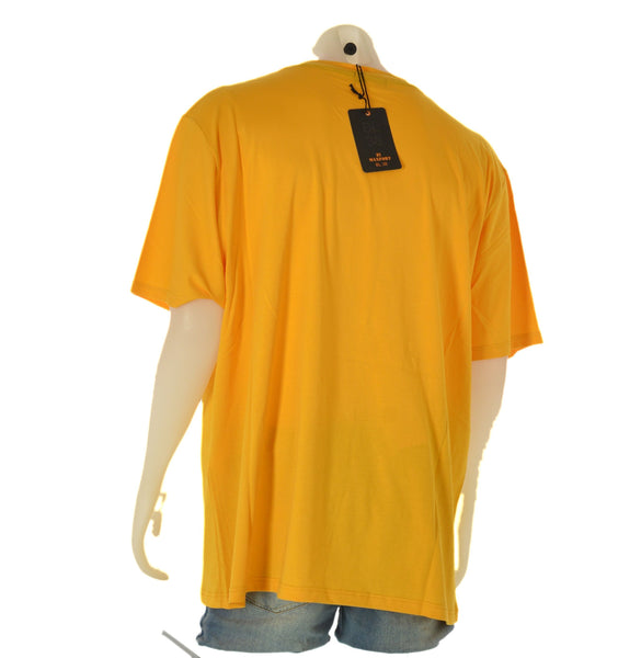 T-SHIRT UOMO TAGLIE FORT GIROCOLLO STAMPA COTONE PURO I MAXFORT ART. B38461